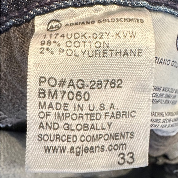 AG Adriano Goldschmied “ The Graduate” 2 Years Key View - Tag Size 33 - Picture 3 of 3